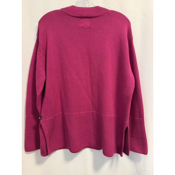 GAP | Women’s 100% Cotton Knit Crew Neck Sweater Pink- Size Small - Picture 6 of 7